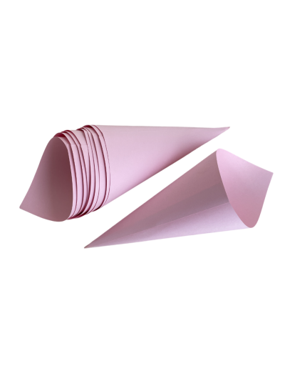 CONE DE PAPEL XIC ROSA CLARO (10 UNIDADES)